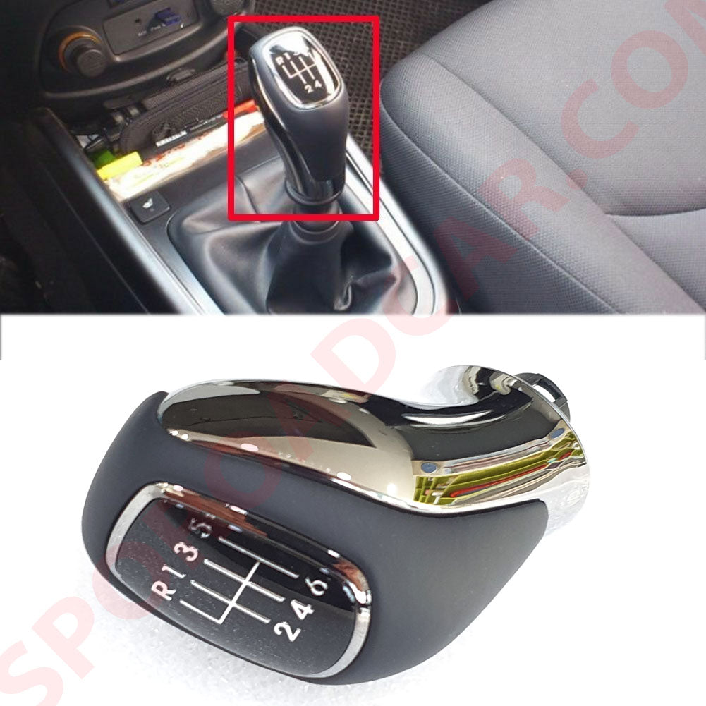 M/T Chrome 6 speed Gear Shift Knob Hyundai Genesis Coupe 437112M400