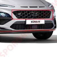 Front Radiator Grille Black Emblem For 2021-2023 Hyundai Kona N 86350I3NA0