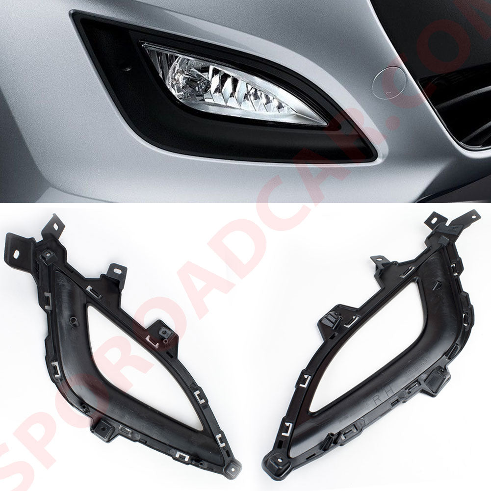 Fog Light Cover For Hyundai Accent 2012 2013 2014 2015 2016 2017 865631R000  865641R000 Fog Lamp Covers Car Accessories Black - AliExpress