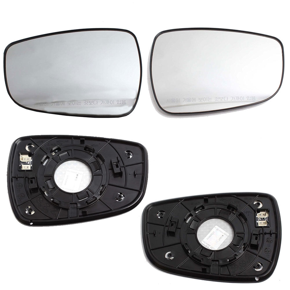 Rear View Heated Glass Mirror LH RH 2P For Hyundai Accent