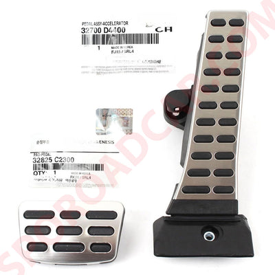Alloy Auto Accelator Break Pedal pad 2P for Kia 2016-2018 Optima K5 JF 32700D4300, 32825C2300