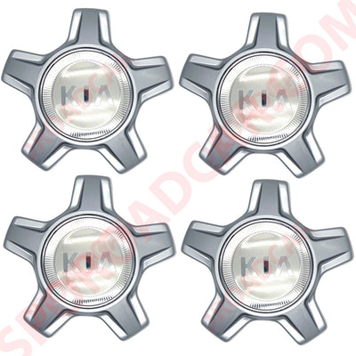 19inch Wheel Hub Center Cap Chrome 4P For 2012-2017 Kia K900 K9 KH 529603T500