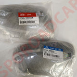 Side Mirror Cover 2P EB Black for 2009-2012 Kia Forte Cerato Koup 876161M005EB, 876261M005EB