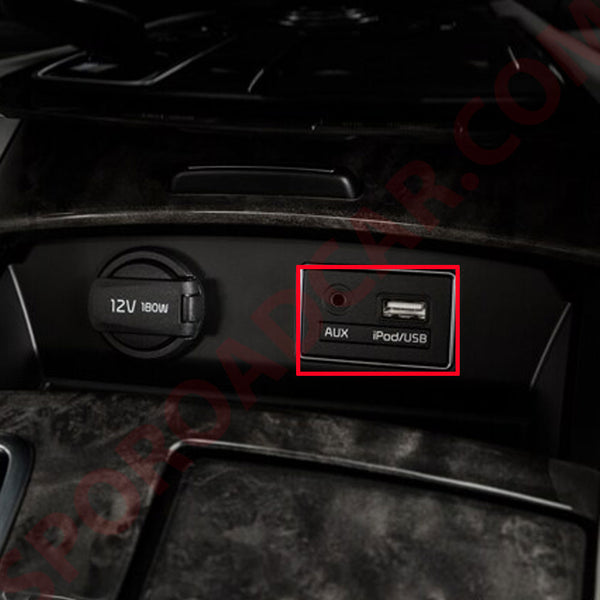 Aux iPod USB Jack Assy Black For Kia 2012-2017 K900 K9 KH 961203TAA0