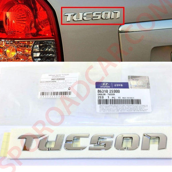 Rear Trunk TUCSON Logo Emblem Badge for Hyundai 2005-2009 Tuscon Parts 863102E000