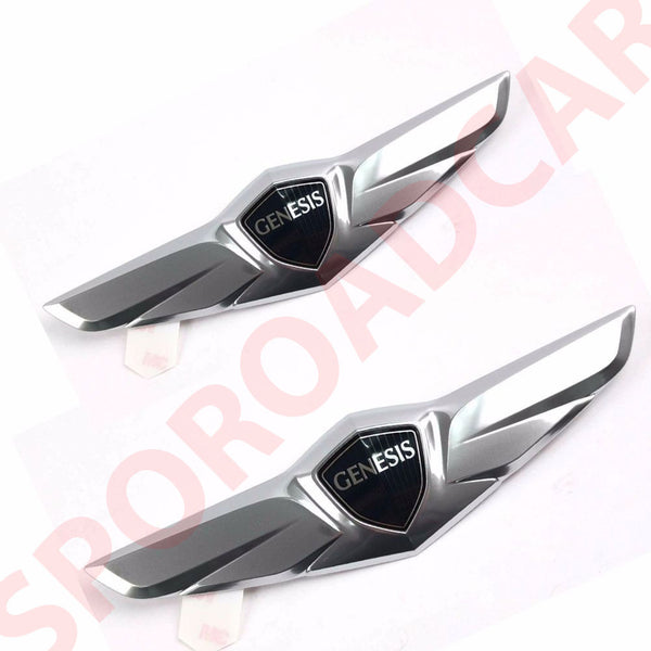 OEM Hyundai Genesis Sedan 2015-2016 Front & Rear Emblem Set – 86320B1000, 86330B1000