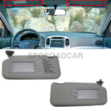 Front Inside Sun Visor Lh Rh 2P Gray For Hyundai 2006-2010 Accent Verna Oem Part 852101E020Qs